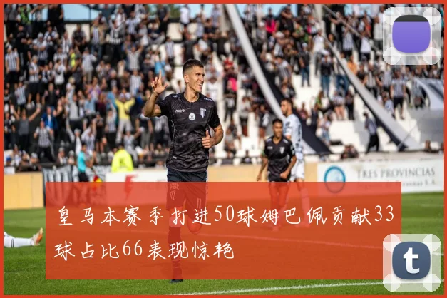 皇马本赛季打进50球姆巴佩贡献33球占比66表现惊艳